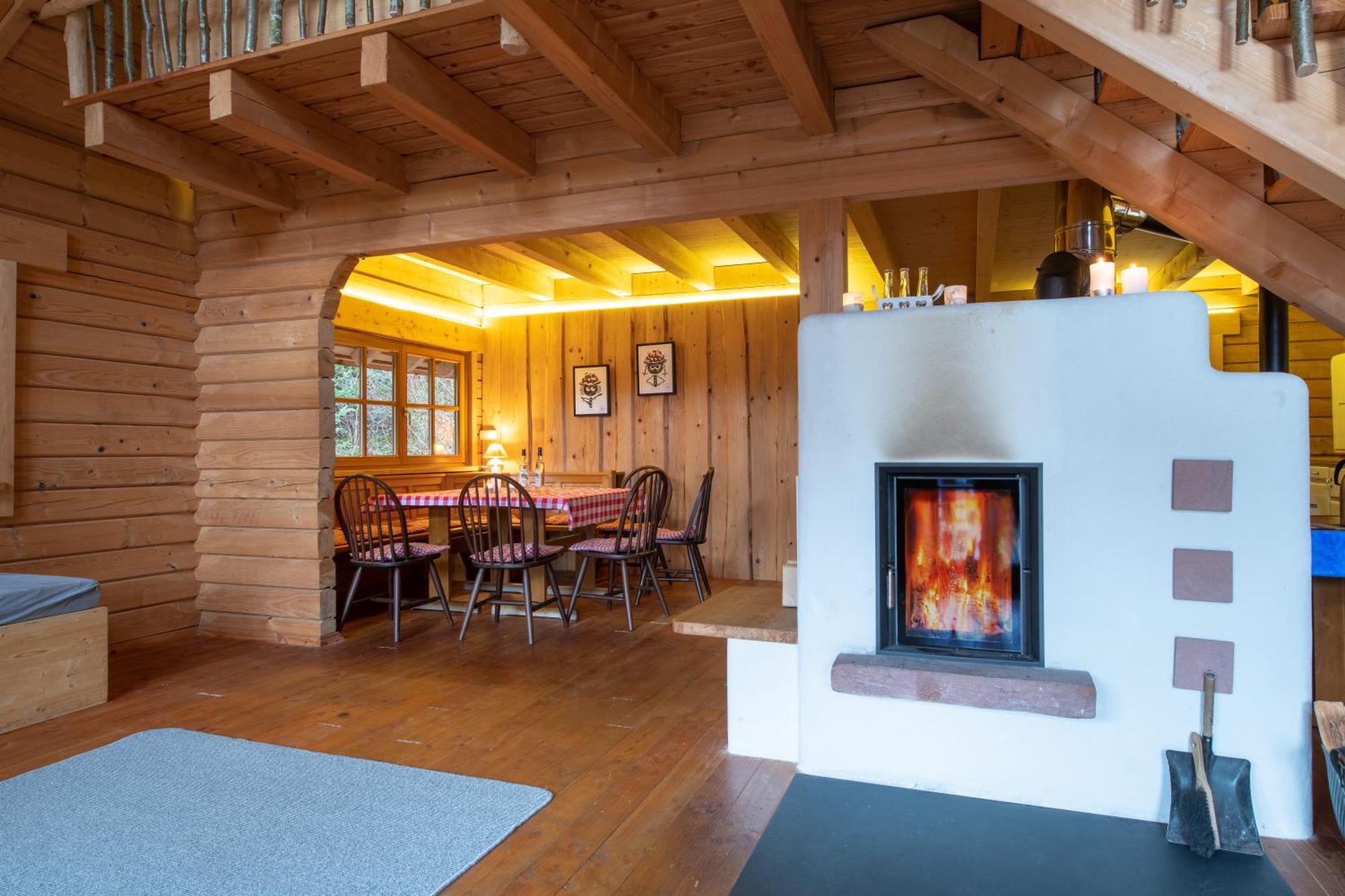 Schwarzwald Blockhaus - Sauna - Kamin - Mit Bettwaesche Und Handtuecher Schenkenzell Buitenkant foto
