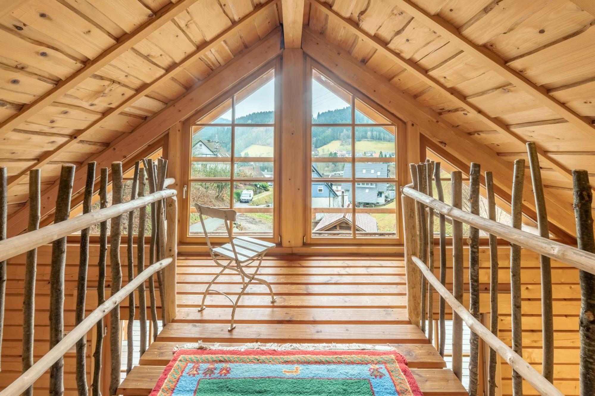 Schwarzwald Blockhaus - Sauna - Kamin - Mit Bettwaesche Und Handtuecher Schenkenzell Buitenkant foto