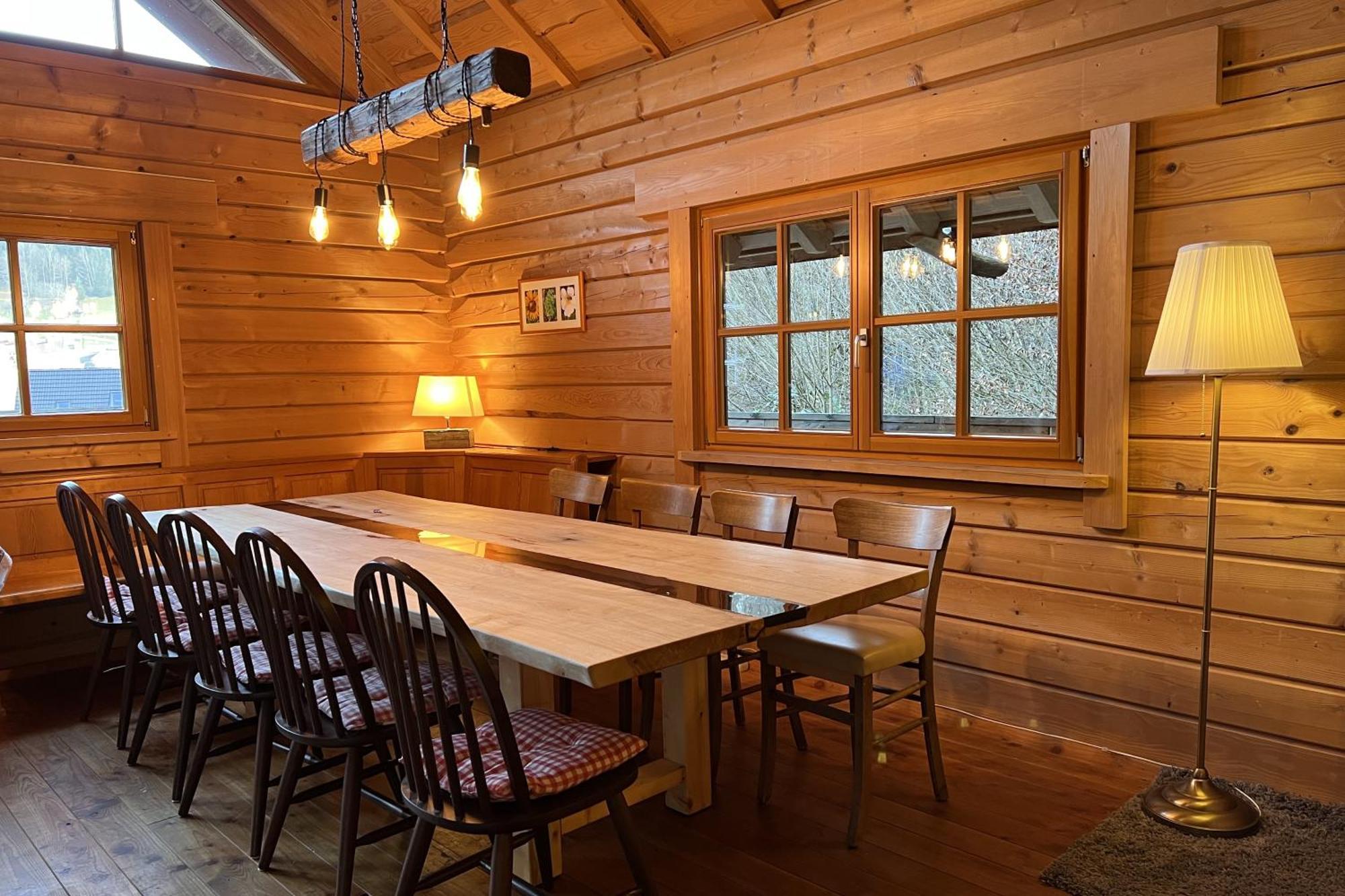 Schwarzwald Blockhaus - Sauna - Kamin - Mit Bettwaesche Und Handtuecher Schenkenzell Buitenkant foto